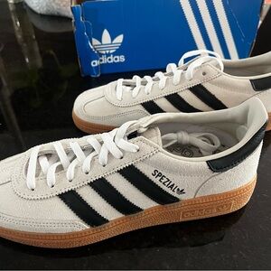Adidas Spezial White and Black Sneakers